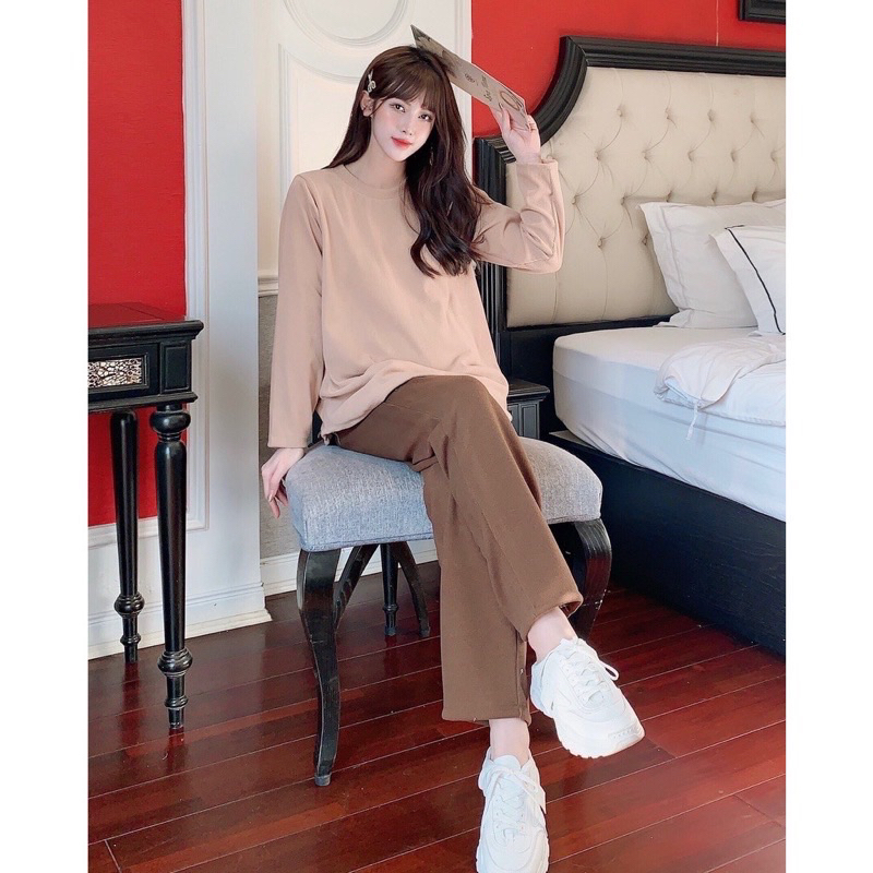 Áo Bầu Thu Đông Chất tăm nhung dày dặn 40-80kg