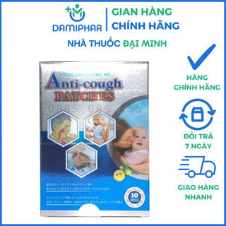 Miếng Dán Chống Ho Anti-Cough Patches Hộp 10 Miếng