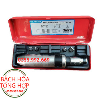 Tô vít đóng nhập khẩu KINGTONY TAIWAN [Hàng chính hãng] Bộ vít đóng 7 chi tiết chất lượng cao