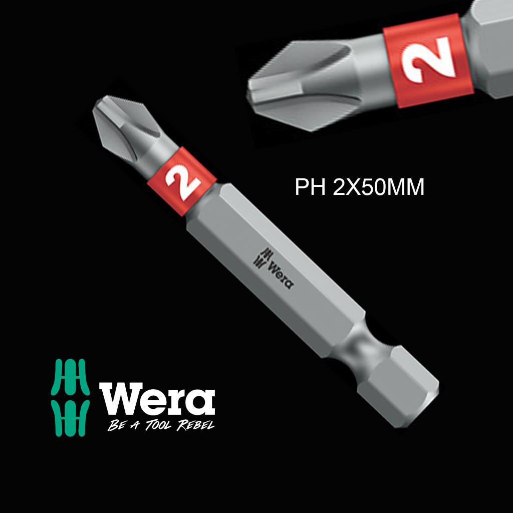 Đầu vít Wera 05059552001 851/4 BTZ PH 2 x 50 mm - ILICO