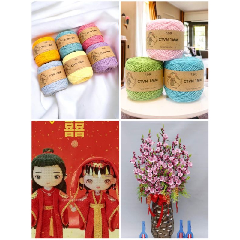 🪷 THHX Sợi Cotton Việt Nam 1mm 🪷
