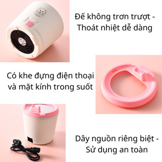 Ca nấu mì Starbucks dung tích 1.2L sôi nhanh - Chiên, rán, nấu lẩu đa năng