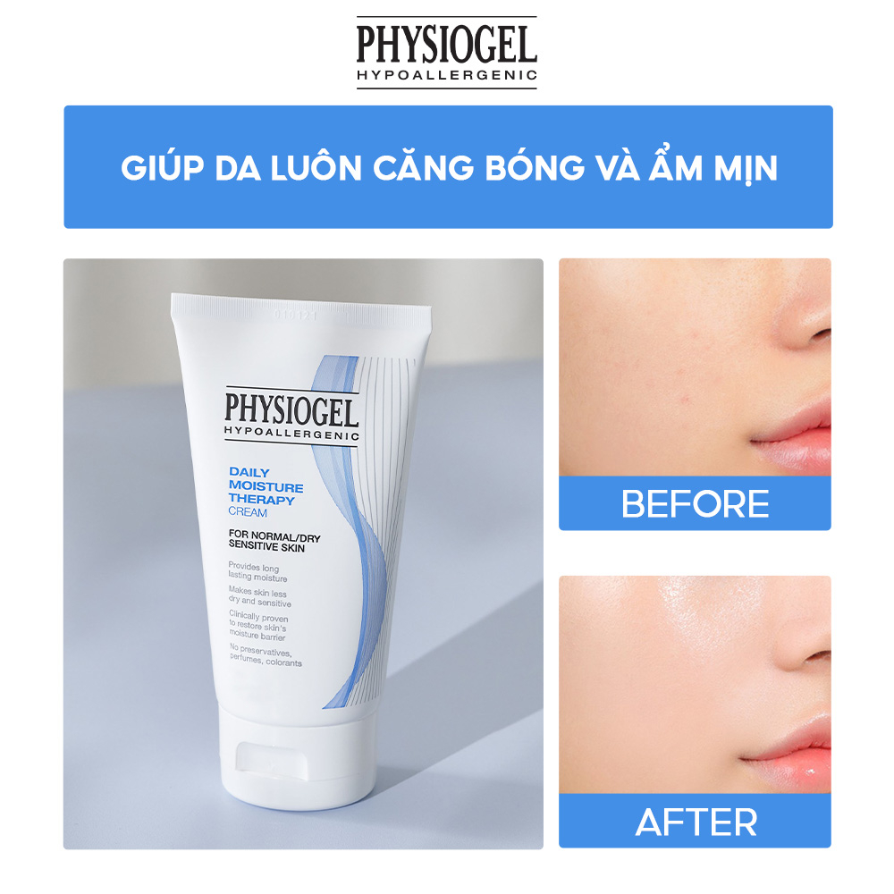 Kem Dưỡng Ẩm Cho Da Khô Và Nhạy Càm Physiogel Daily Moisture Therapy Cream 75ml/150ml