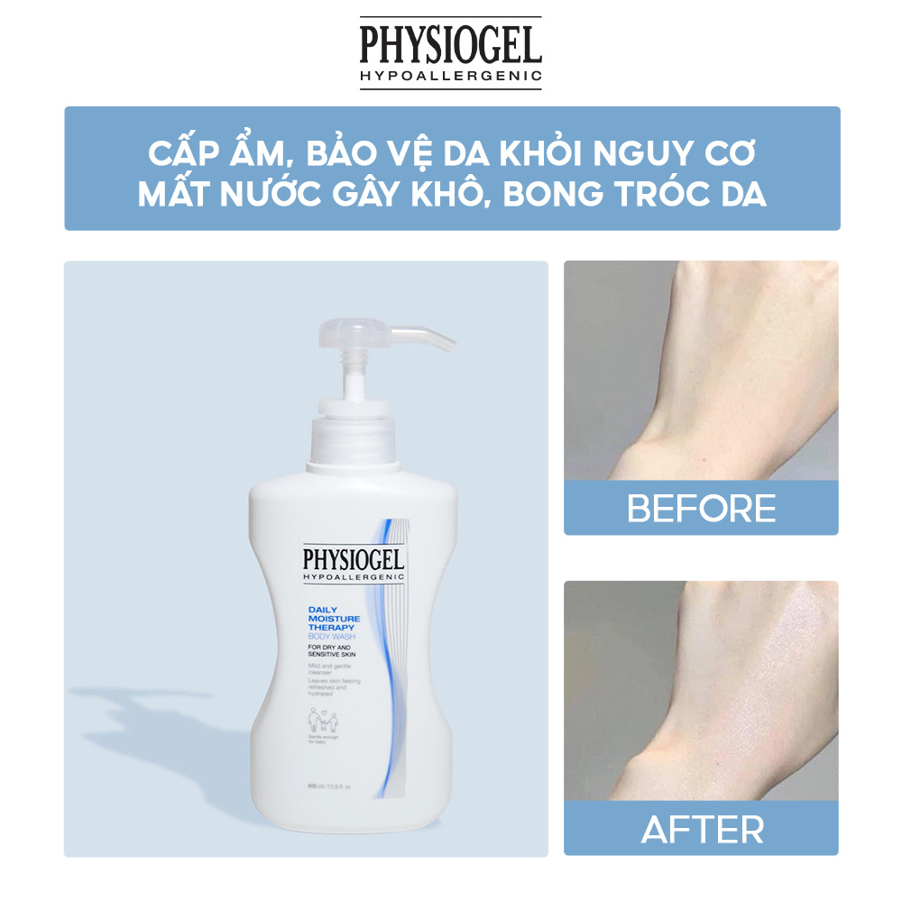 Sữa Tắm Dịu Nhẹ Dành cho Da Khô Và Nhạy Cảm Physiogel Daily Moisture Therapy Body Wash 400ml