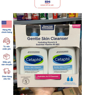 Set 2 chai sữa rửa mặt Cetaphil Gentle Skin Cleanser - EDS Hàng Mỹ