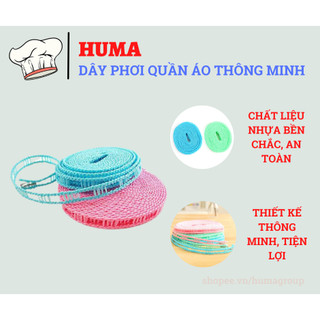 Cuộn dây phơi quần áo thông minh 5m không cần cặp siêu chắc - hm355