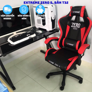 Combo Bàn Ghế Gaming Extreme Zero S + Bàn Chữ Z, Bàn Chữ K - Bảo Hành Chính Hãng Công Ty 12 Tháng