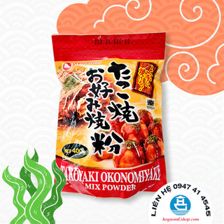 Bột làm bánh bạch tuộc Takoyaki, bánh xèo Okonomiyaki Mix powder 400g