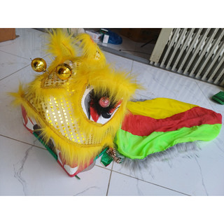 Đầu lân loại trung có đèn