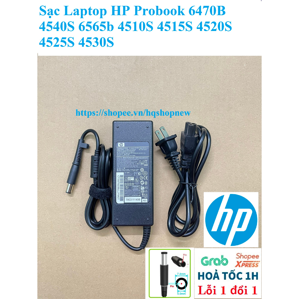 ⚡️ Sạc Laptop HP Probook 6470B 4540S 6565b 4510S 4515S 4520S 4525S 4530S