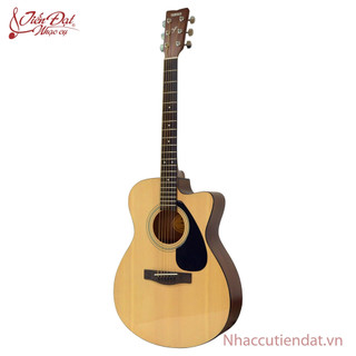 Đàn guitar acoustic yamaha fs100c, dáng khuyết, gỗ vân sam, màu tự nhiên - hàng chính hãng