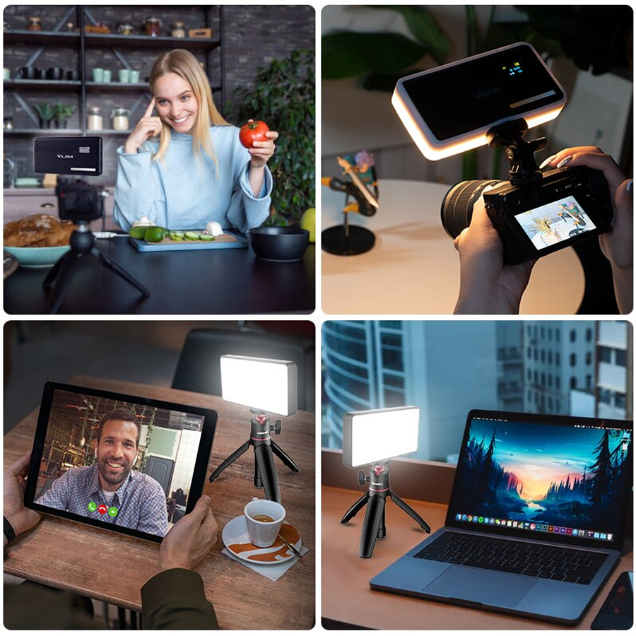 Đèn LED Ulanzi VL200 Bi-Color, Tích Hợp Pin 5000mAh  | Hàng Chính Hãng