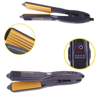 Máy bấm tóc - Máy duỗi tóc bản lớn dập xù tóc chỉnh nhiệt - TM007