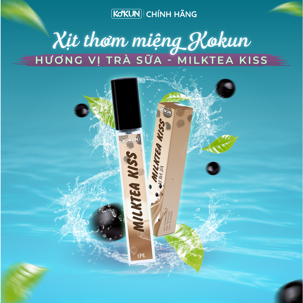 Xịt Thơm Miệng KoKun | Sịt Thơm Miệng 4 Vị Hoa Quả |  Siêu Thơm Mát Ngọt Ngào Mang Lại Nụ Hôn Tươi Mát - KOKUN