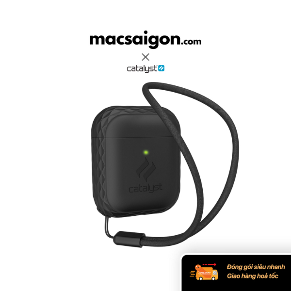 Vỏ bảo vệ Airpods 1&2 Catalyst® Lanyard Case AirPods CATAPDLANBLK - Màu đen