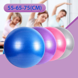 [KHO SỈ] Bóng tập yoga cao cấp 75cm 65cm 55cm ( Tặng bơm chuyên dụng)