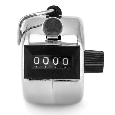 Máy Đếm Sản Lượng Tròn 4 Số Cầm Tay, Hand Tally Counter, Industrial Garment Accessories