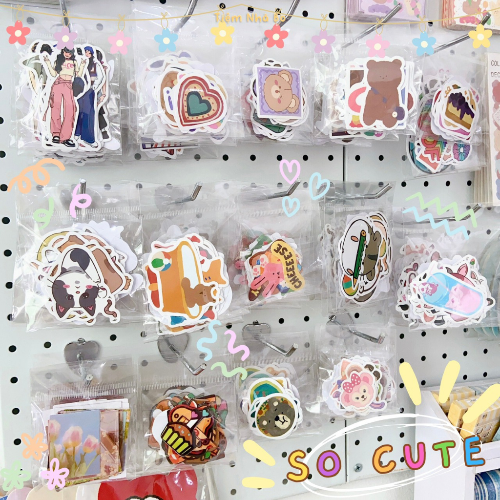 Sticker miếng rời dán mũ bảo hiểm-nhiều mẫu