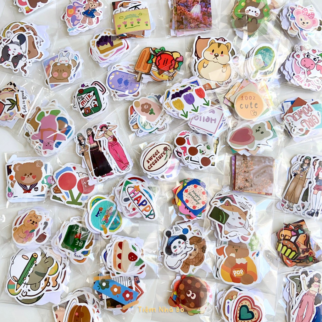 Sticker miếng rời dán mũ bảo hiểm-nhiều mẫu