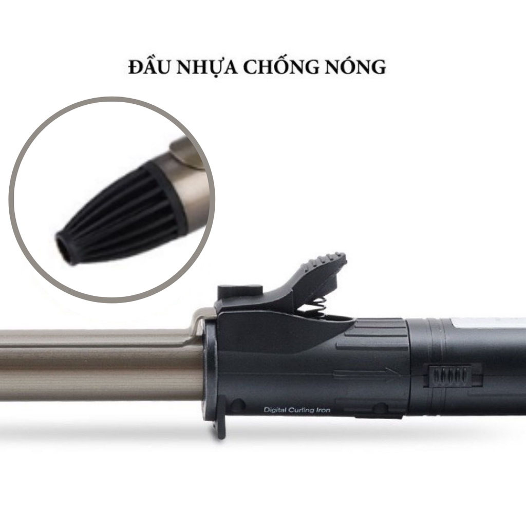 Máy Uốn Tóc Xoăn Xoay 360 Độ - Máy Làm Xoăn Nhiều Kích Thước Chuyên Nghiệp Cho Salon