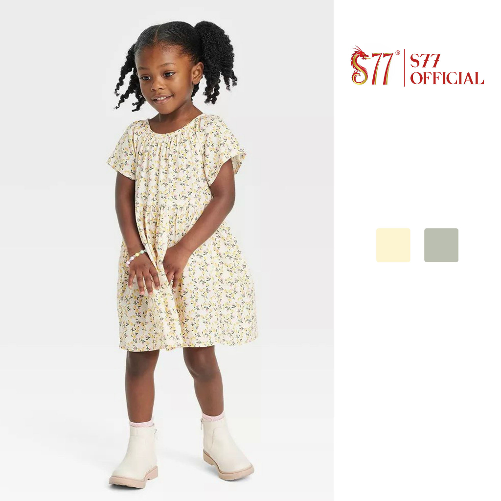 Đầm hoa nhí bé gái Cat & Jack mùa hè hoa nhí trẻ con S77.SP011833