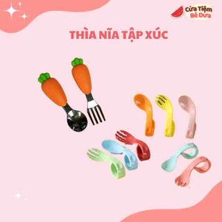 Các loại Bộ thìa nĩa đũa tập xúc cho bé - Cửa tiệm bé Dưa