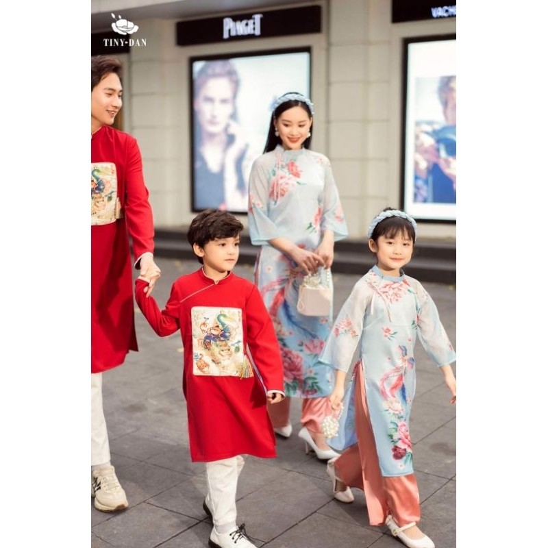 🥰 Áo dài cách tân Nam cho bố và bé trai cao cấp hàng thiết kế đẹp