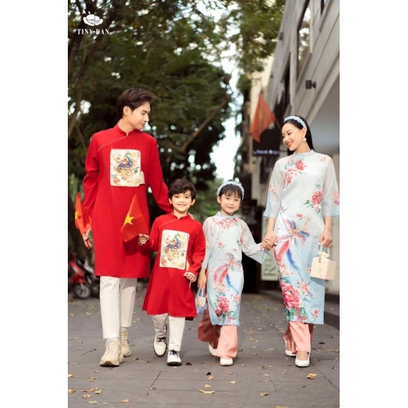 🥰 Áo dài cách tân Nam cho bố và bé trai cao cấp hàng thiết kế đẹp