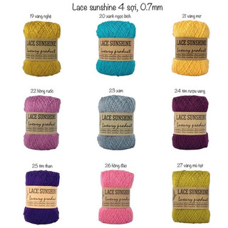 Lace Sunshine 4 sợi - 0.7mm