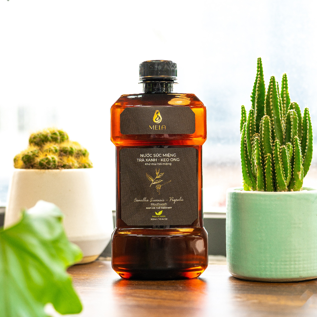 Combo Nước Súc Miệng + Kem Đánh Răng Trà Xanh Keo Ong MELA Giúp Ngăn Ngừa Nhiệt Miệng Hơi Thở Thơm Mát - ML438