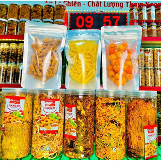 Combo 5 món khô TẶNG 3 QUÀ (Khô gà, khô heo, Mực hấp, Mực Cán, Bò Miếng)