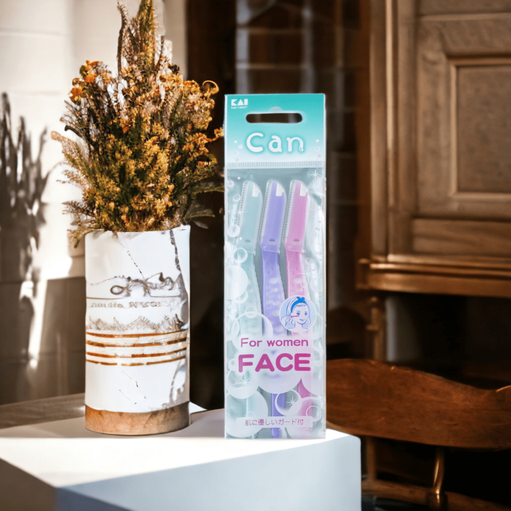 Dao Cạo Lông Mày Can Kai Eyebrow For Women Lưỡi Thép Có Màng Bảo Vệ