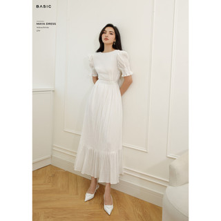 Đầm maxi tay phồng BASIC MAYA DRESS