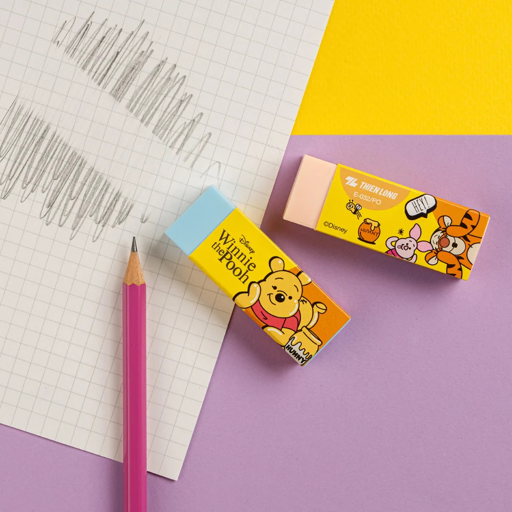 Gôm tẩy nhân vật hoạt hình Gấu Pooh Disney, Hình ảnh bản quyền bởi Thiên Long