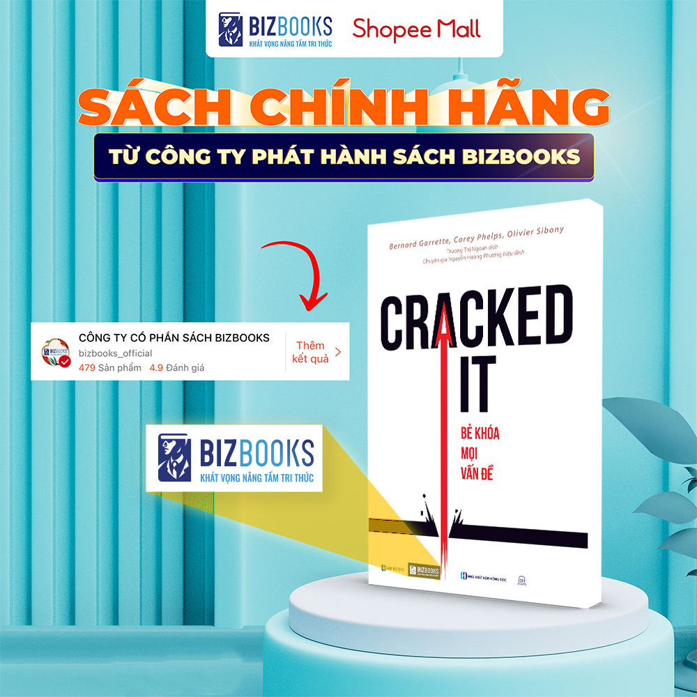 Sách Cracked It! Bẻ Khoá Mọi Vấn Đề - Phương Pháp 4S