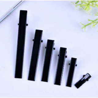 Kẹp tóc mỏ vịt kim loại màu đen 2-cm kẹp tóc mỏ vịt các cỡ