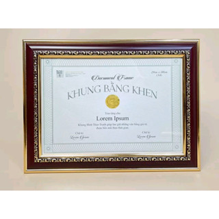 Khung tranh, khung bằng khen sang trọng, trang nhã A3, A4