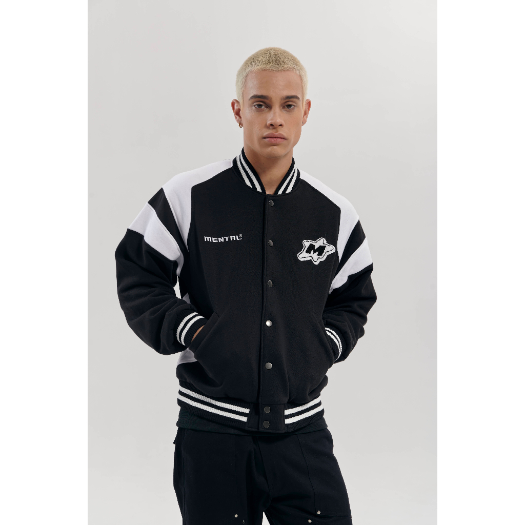 Áo Khoác Bomber Form Boxy Cao Cấp MENTAL® - COMBINE BOMBER