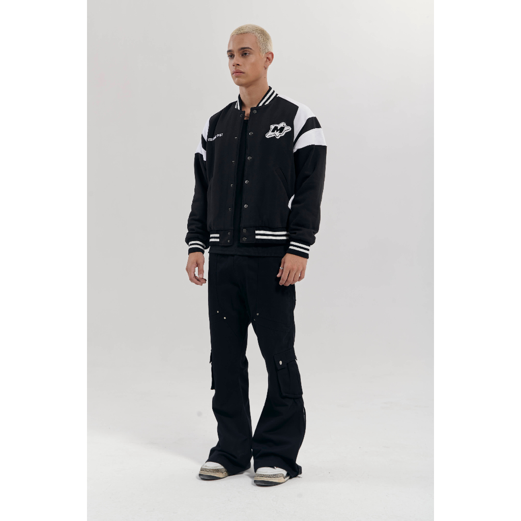 Áo Khoác Bomber Form Boxy Cao Cấp MENTAL® - COMBINE BOMBER