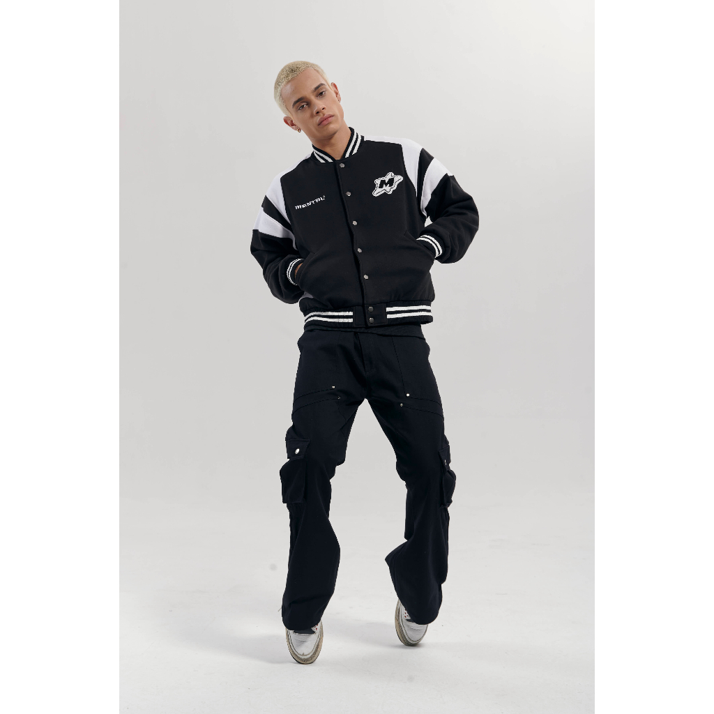 Áo Khoác Bomber Form Boxy Cao Cấp MENTAL® - COMBINE BOMBER