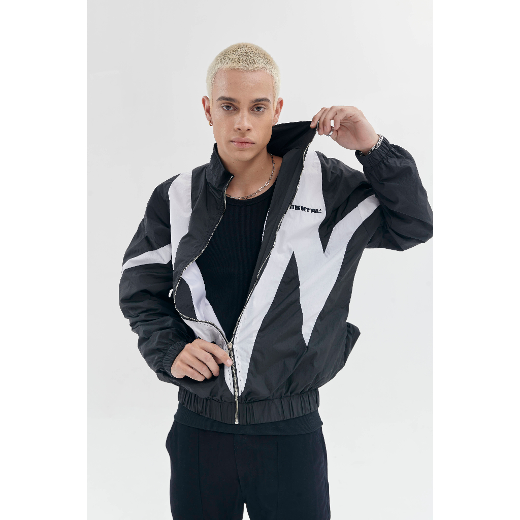 Áo Khoác Dù Nam Nữ Khóa Zip YKK Cao Cấp MENTAL® BIG ICON "M" JACKET