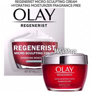 [Bản Mỹ] Kem Dưỡng Da Chống Lão Hoá Olay Regenerist Micro Sculpting Cream Hydrating Moisturizer Fragrance Free 48g