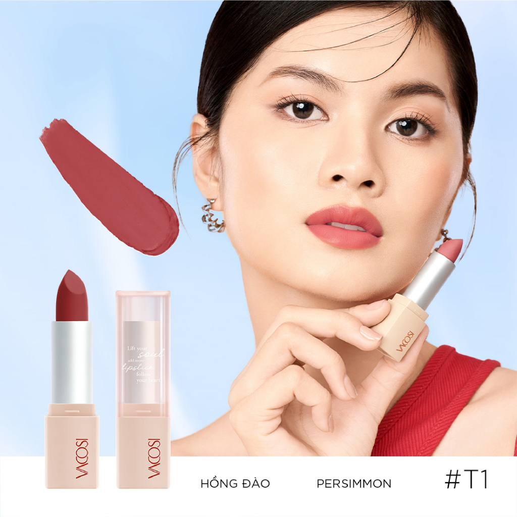 Son thỏi lì VACOSI Tropical Matte Lipstick