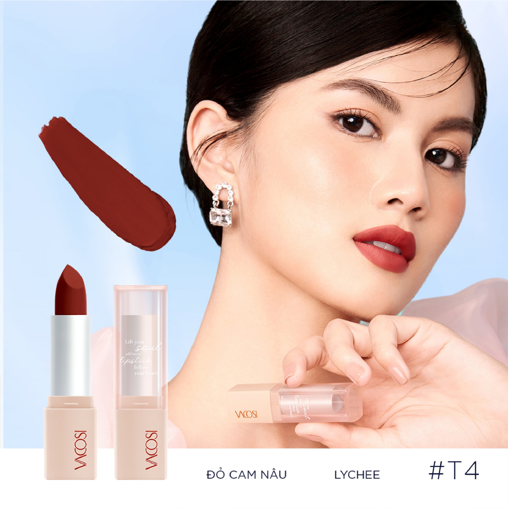 Son thỏi lì VACOSI Tropical Matte Lipstick