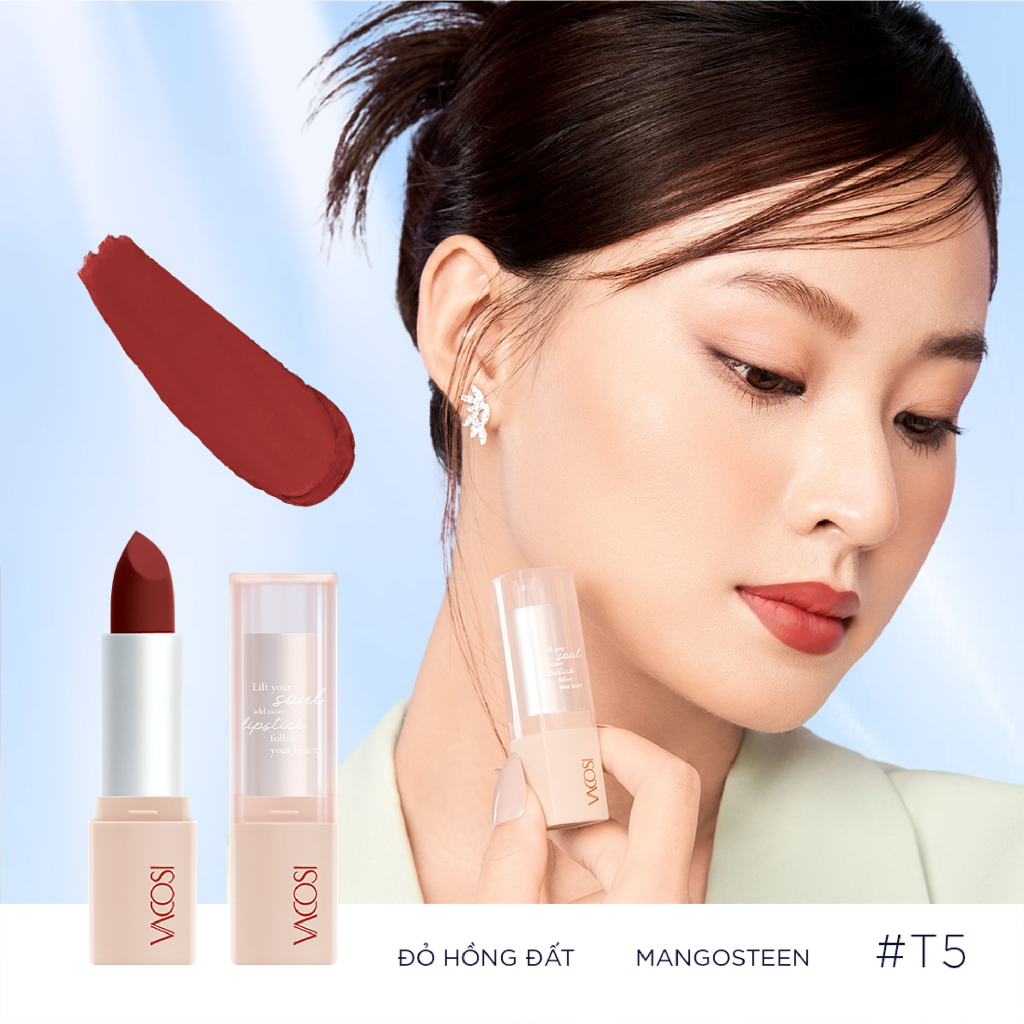 Son thỏi lì VACOSI Tropical Matte Lipstick