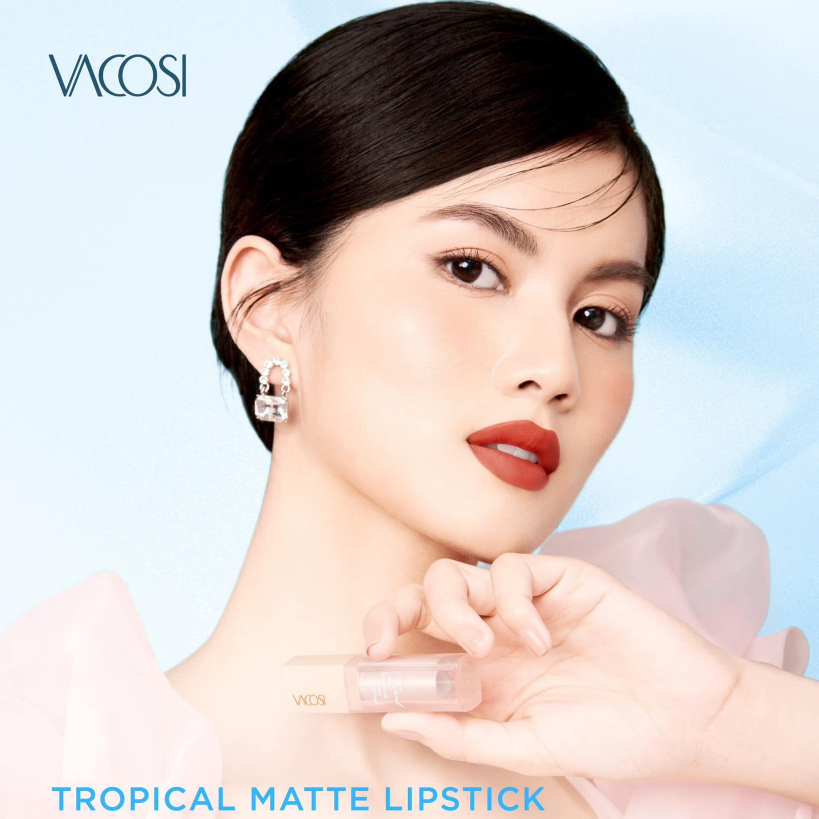 Son thỏi lì VACOSI Tropical Matte Lipstick