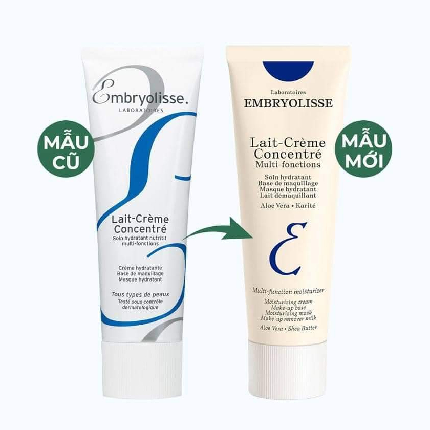 Kem dưỡng ẩm Embryolisse giúp phục hồi da Lait Crème Tuýp 75ml , 30ml