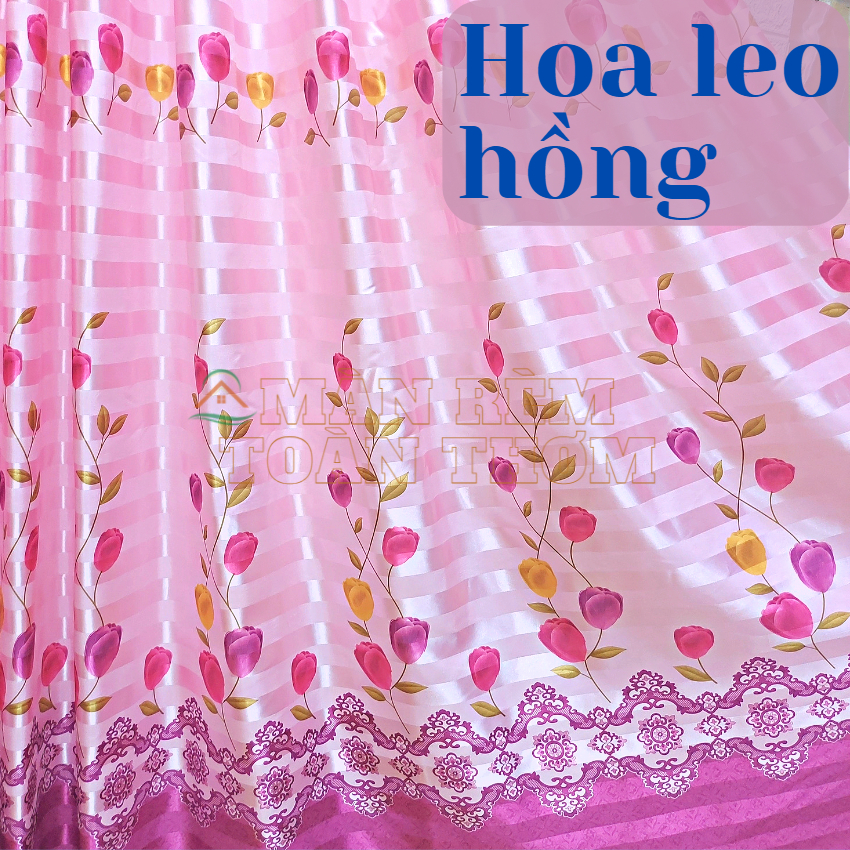Rèm cửa màn 1 mặt in hoa chống nắng chống bám bụi trang trí cửa sổ cửa chính phòng ngủ phòng khách