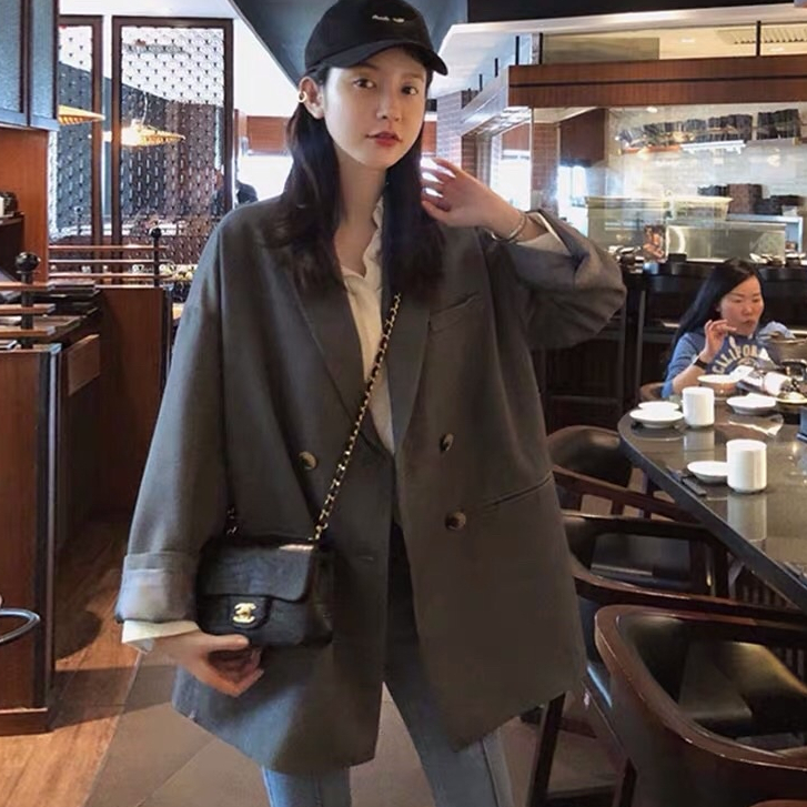 Áo blazer nữ màu trơn 2 lớp dày dặn đứng form cứng cáp kèm ảnh thật SẴN GHI M,XL