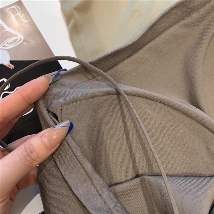 Áo thun 2 dây có mút sẵn , áo hai dây trơn mút ngực thun mát mịn mặc phối áo sơmi hay blazer